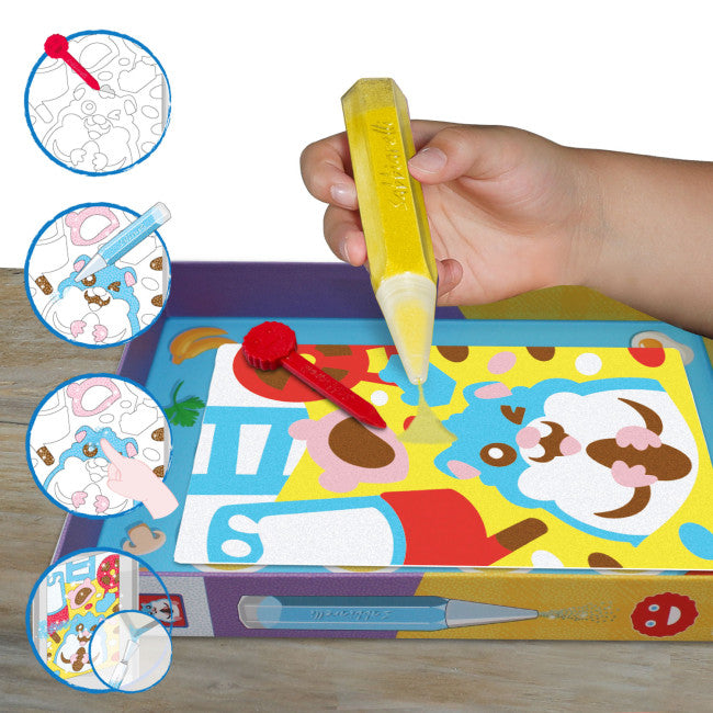 Kit - Famiglia GBR: colora con la sabbia e gioca! 5+