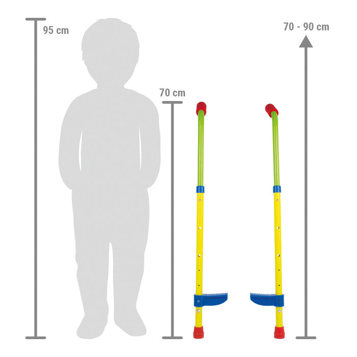 Trampoli per bambini in metallo