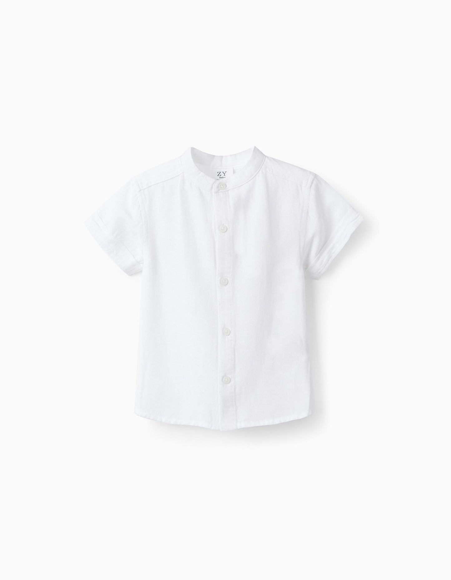 Camicia bianca maniche corte bambino