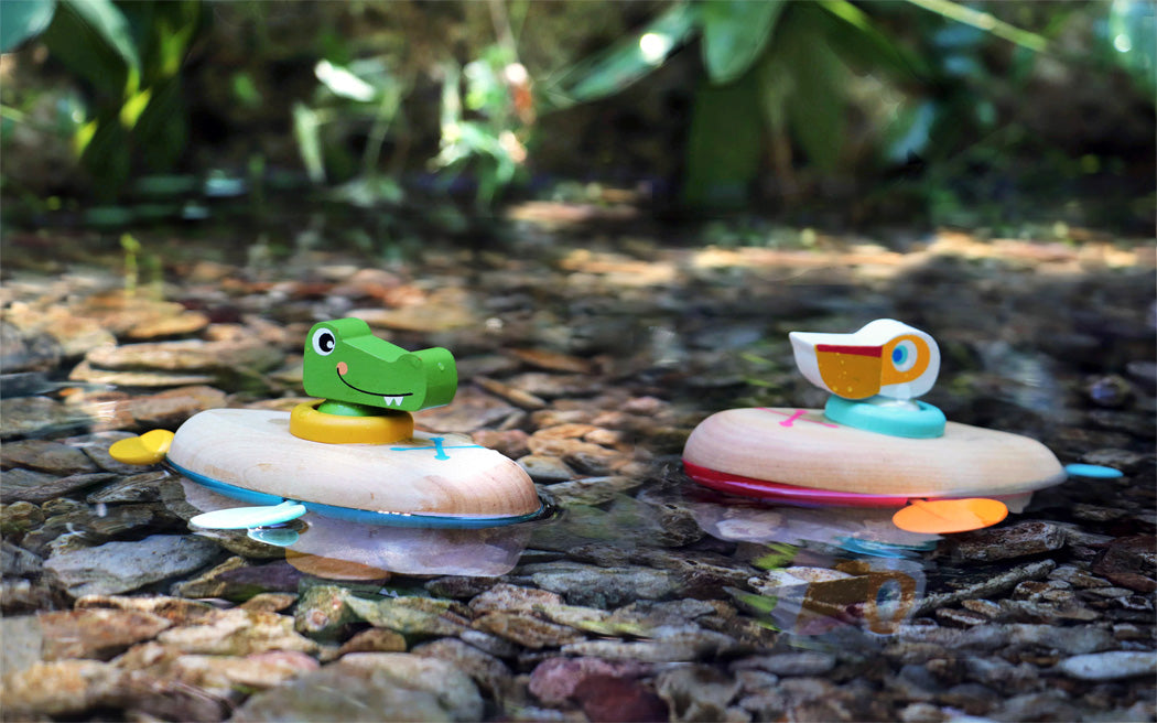 Gioco acquatico Canoa con carica Pellicano