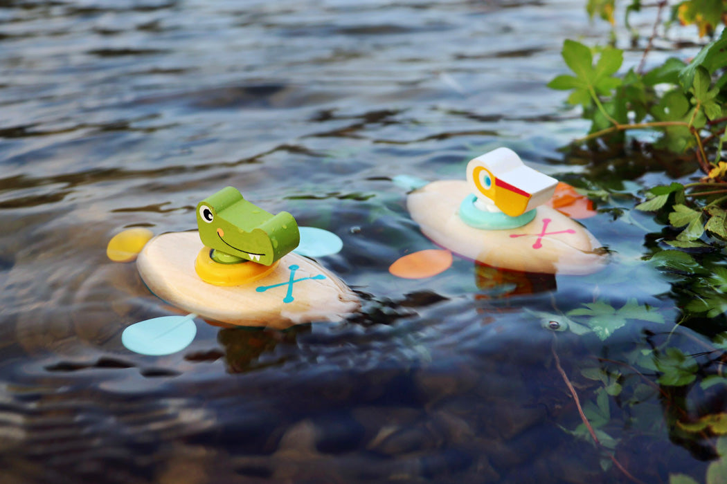 Gioco acquatico Canoa con carica Pellicano