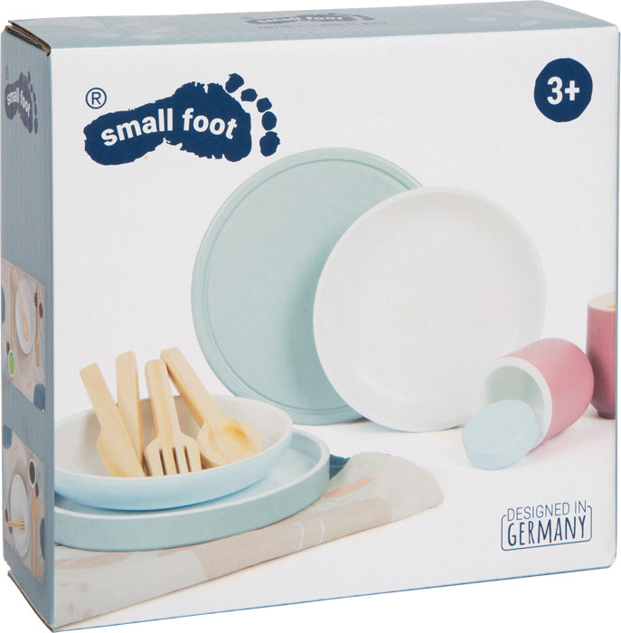 Set servizio da tavola in legno