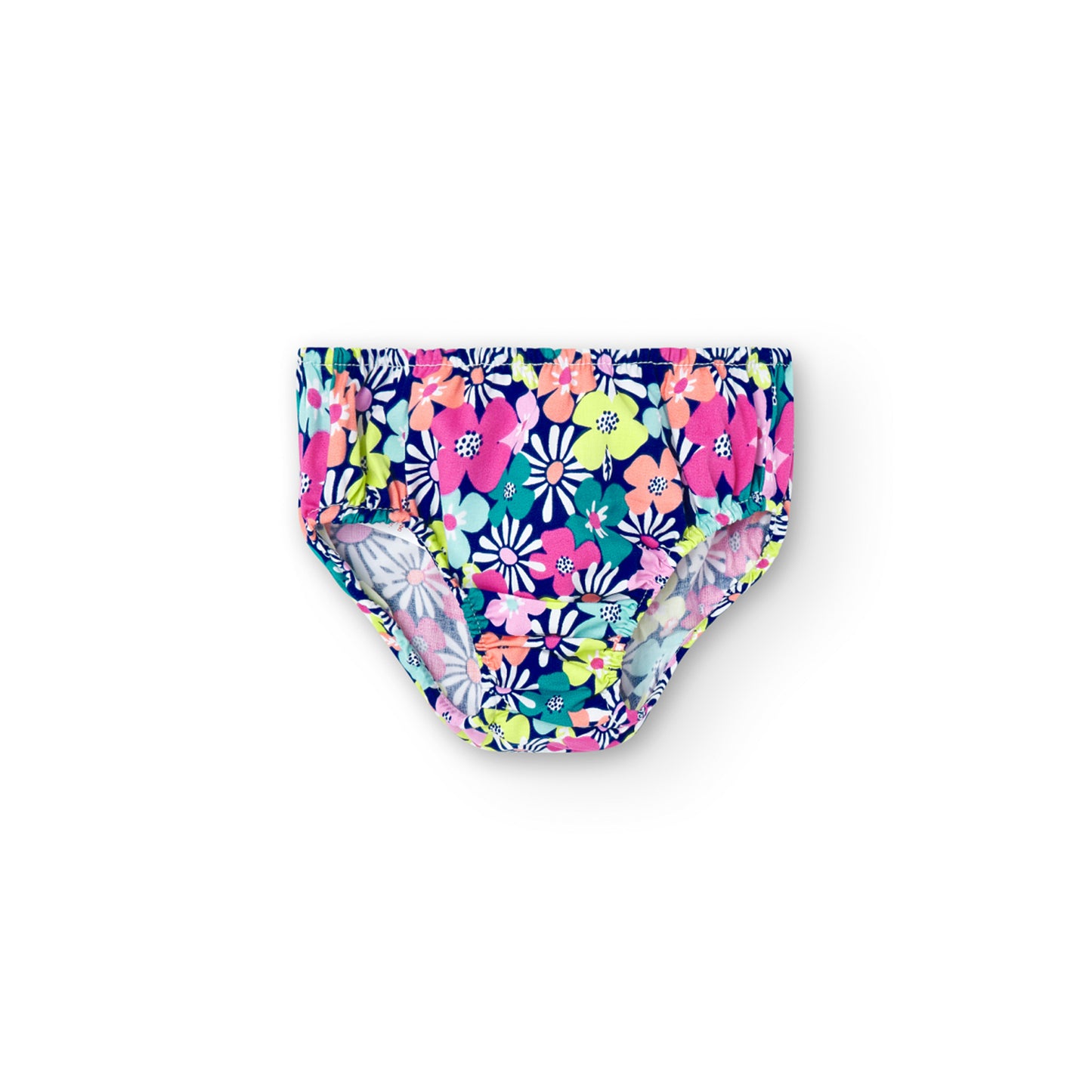 Vestito cotone fiori bambina