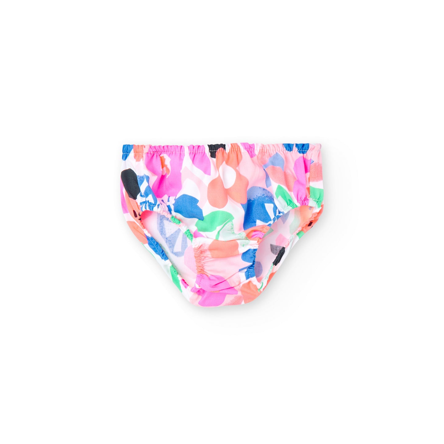 Vestito in raso stampa a fiori da bambina