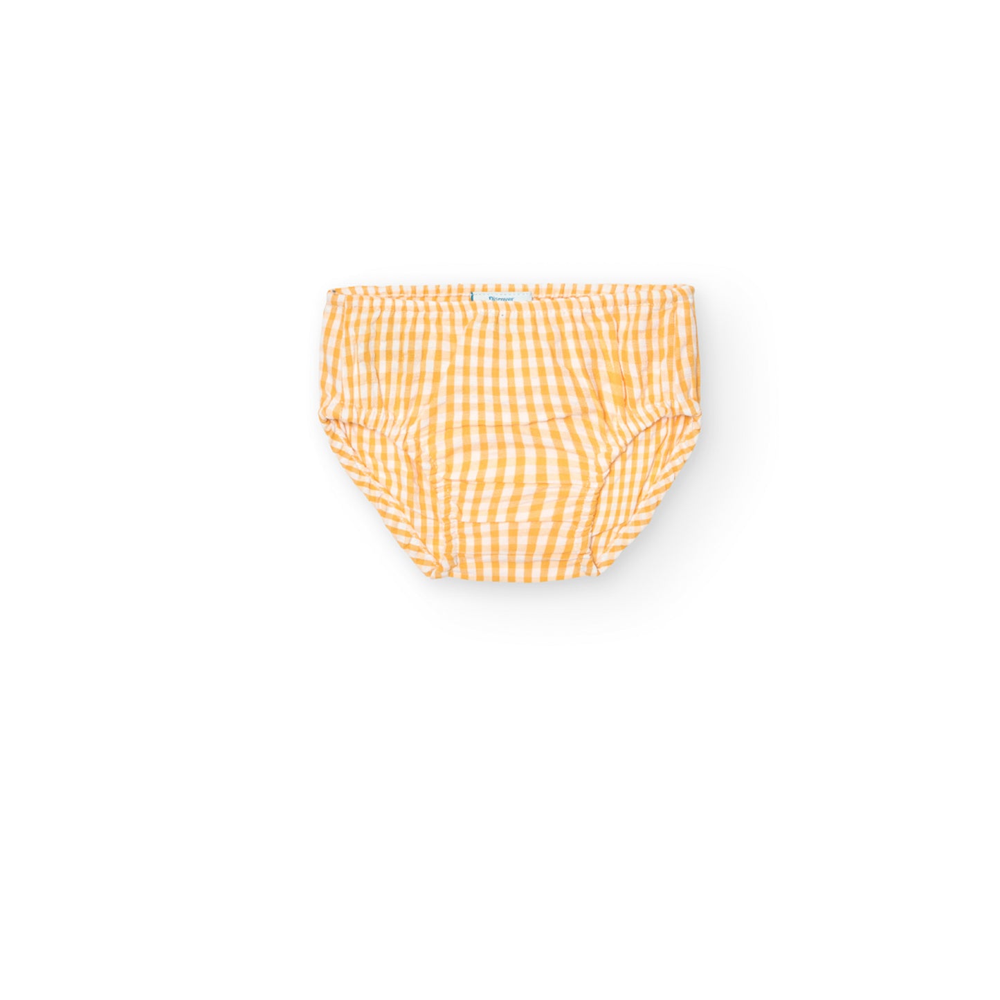 Vestito popeline quadri giallo
