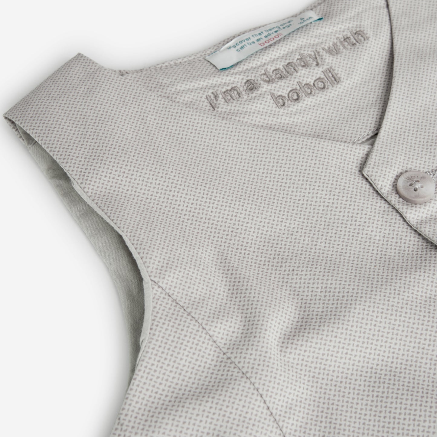 Gilet in raso stampato da bambino