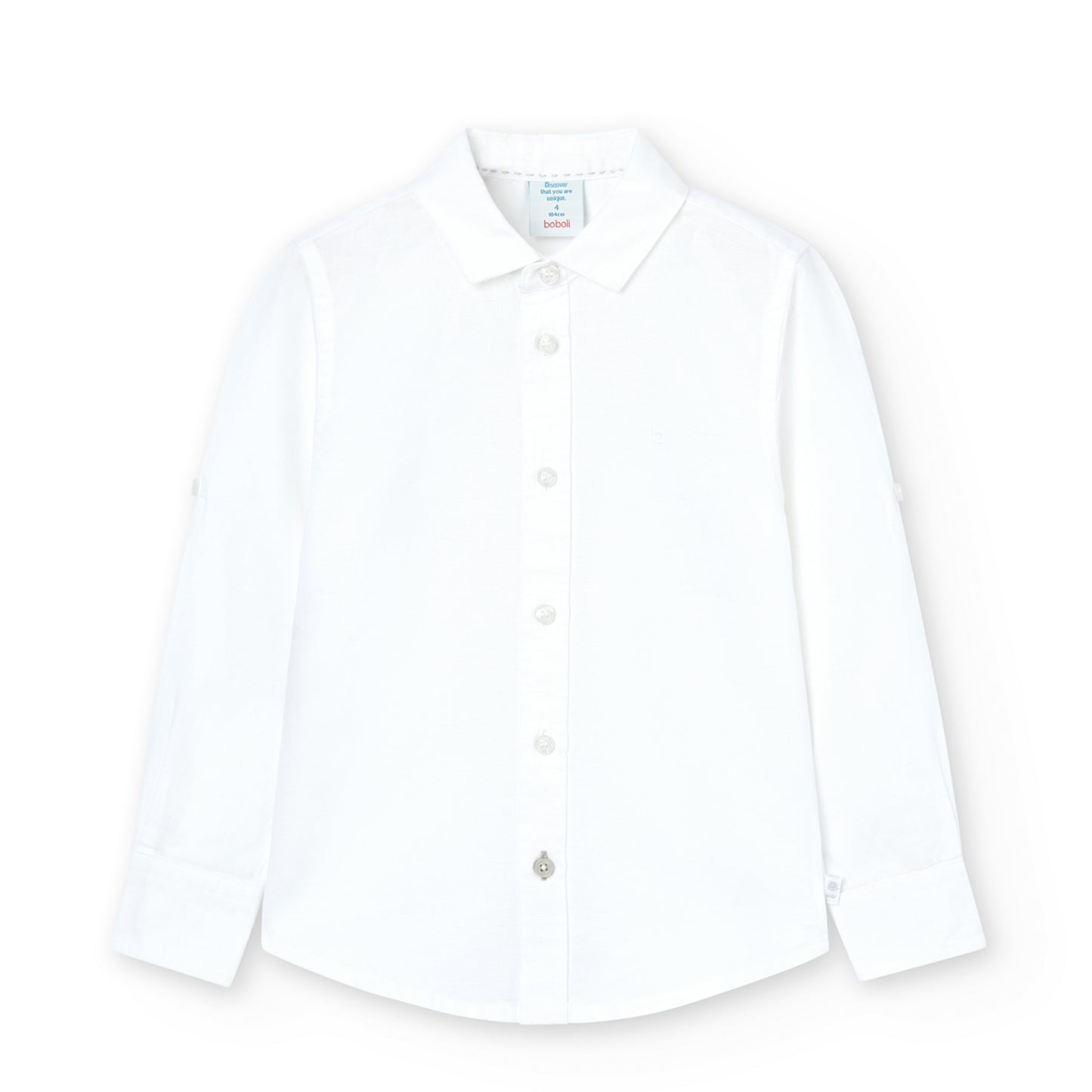Camicia da bambino bianca