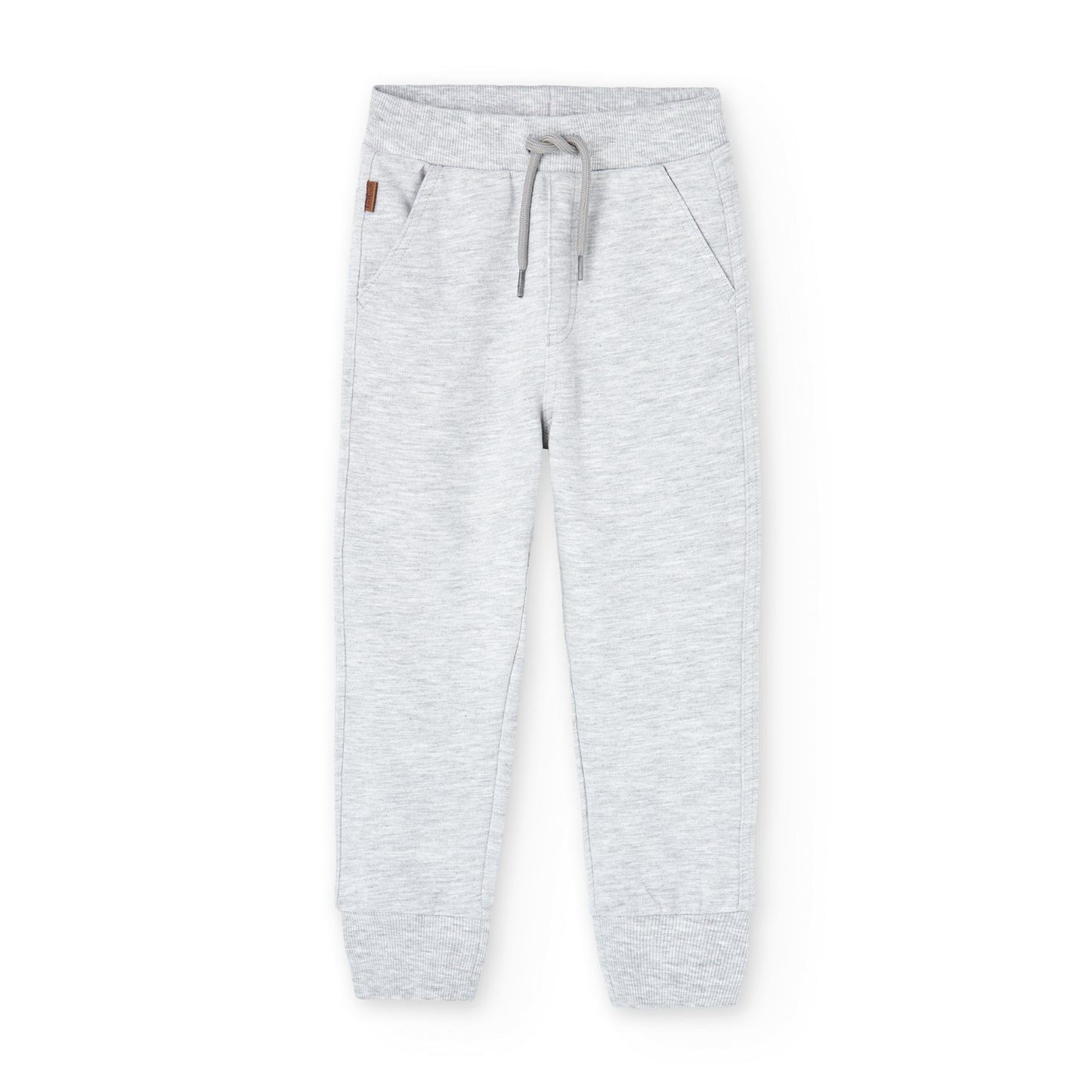 Pantaloni in felpa da bambino in vigoré grigio