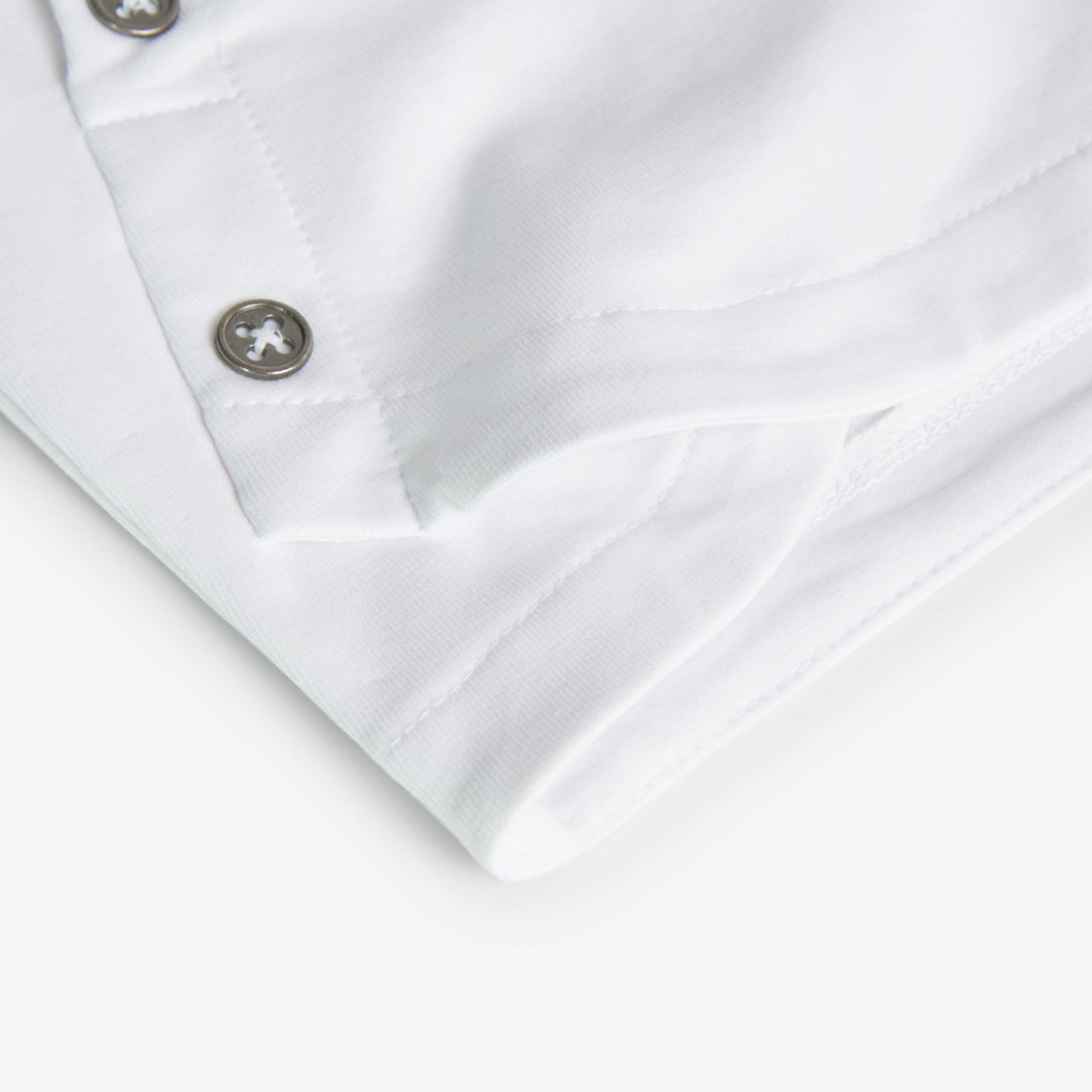 Pantaloncini felpati elasticizzati da bambina bianchi