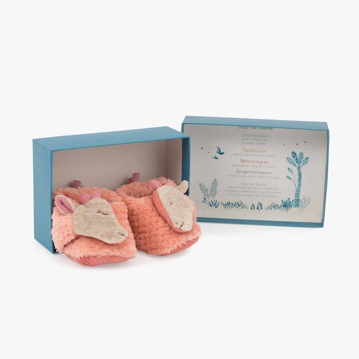 Pantofoline bebè giraffa