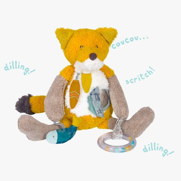 Peluche volpe attività