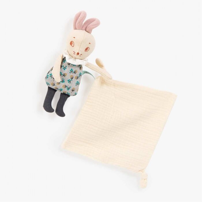 Doudou topolino con copertina in cotone biologico