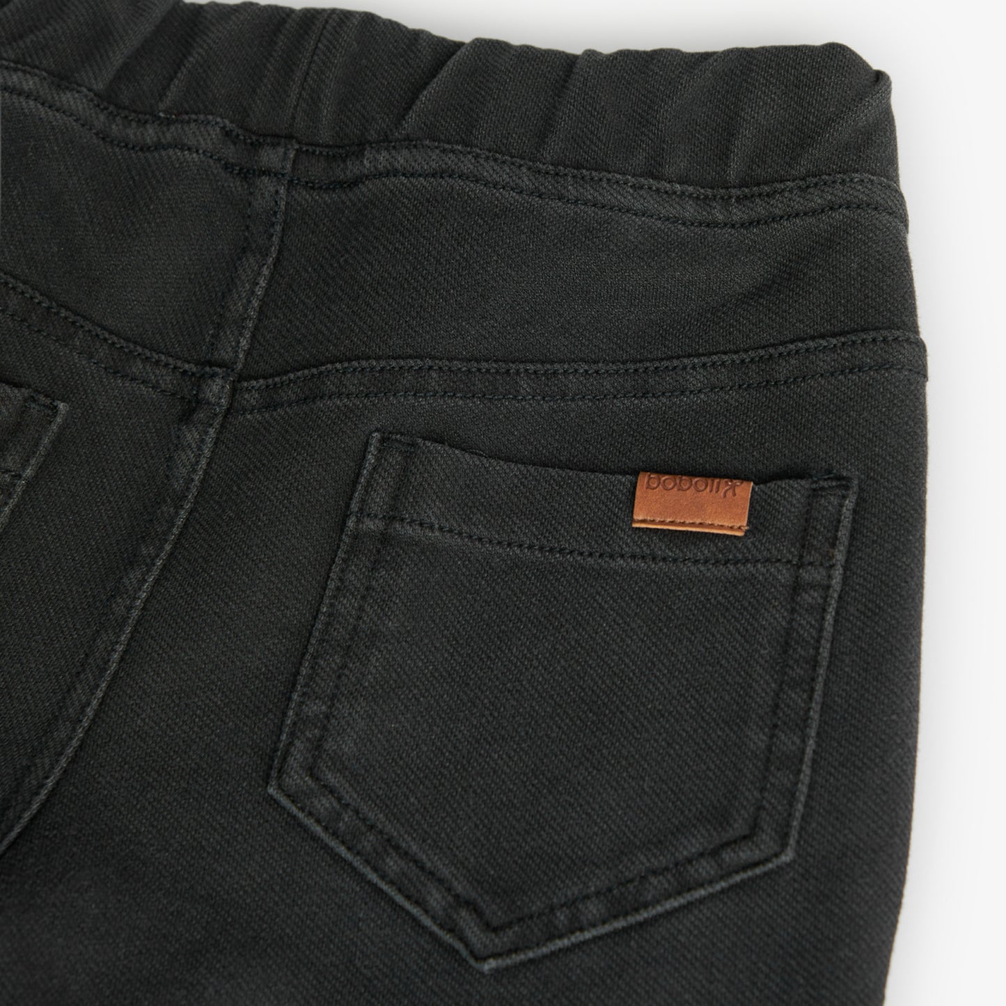 Pantaloni a zampa per bambina, nero