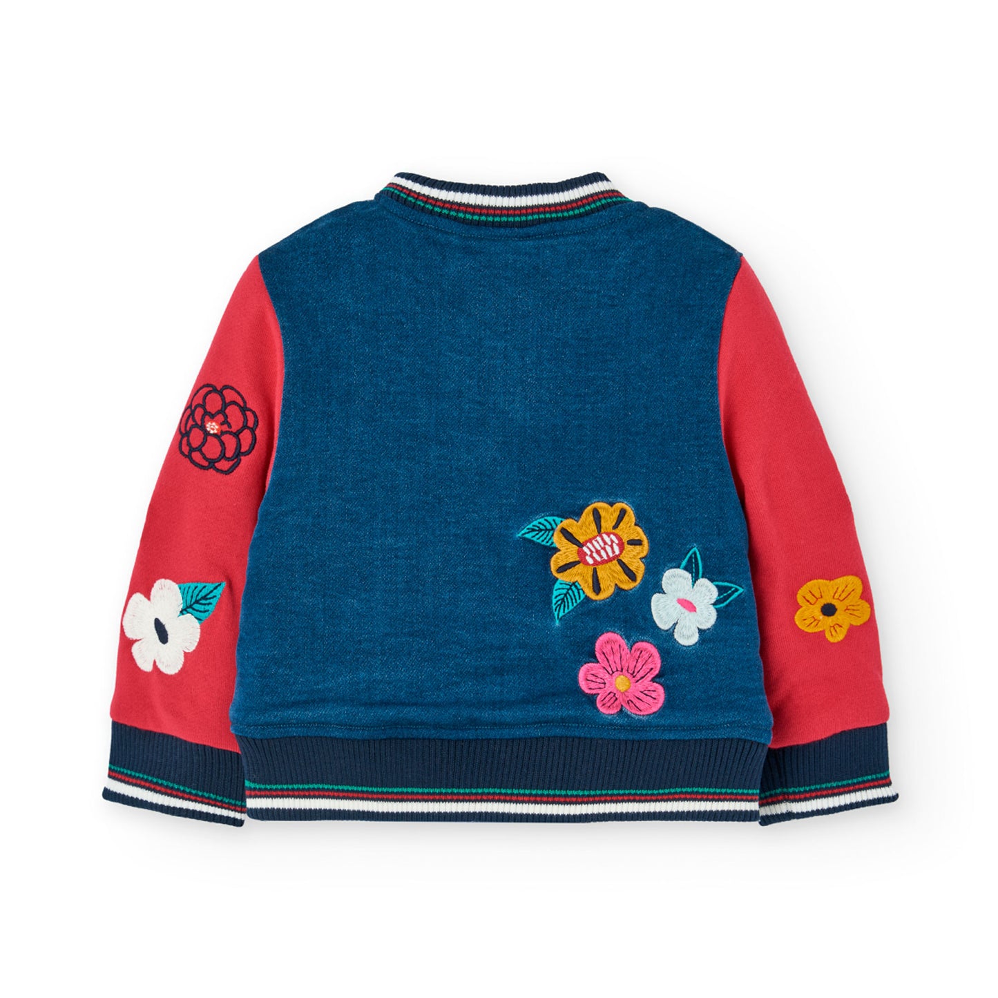 Giacca jeans con pelliccia ecologica interna