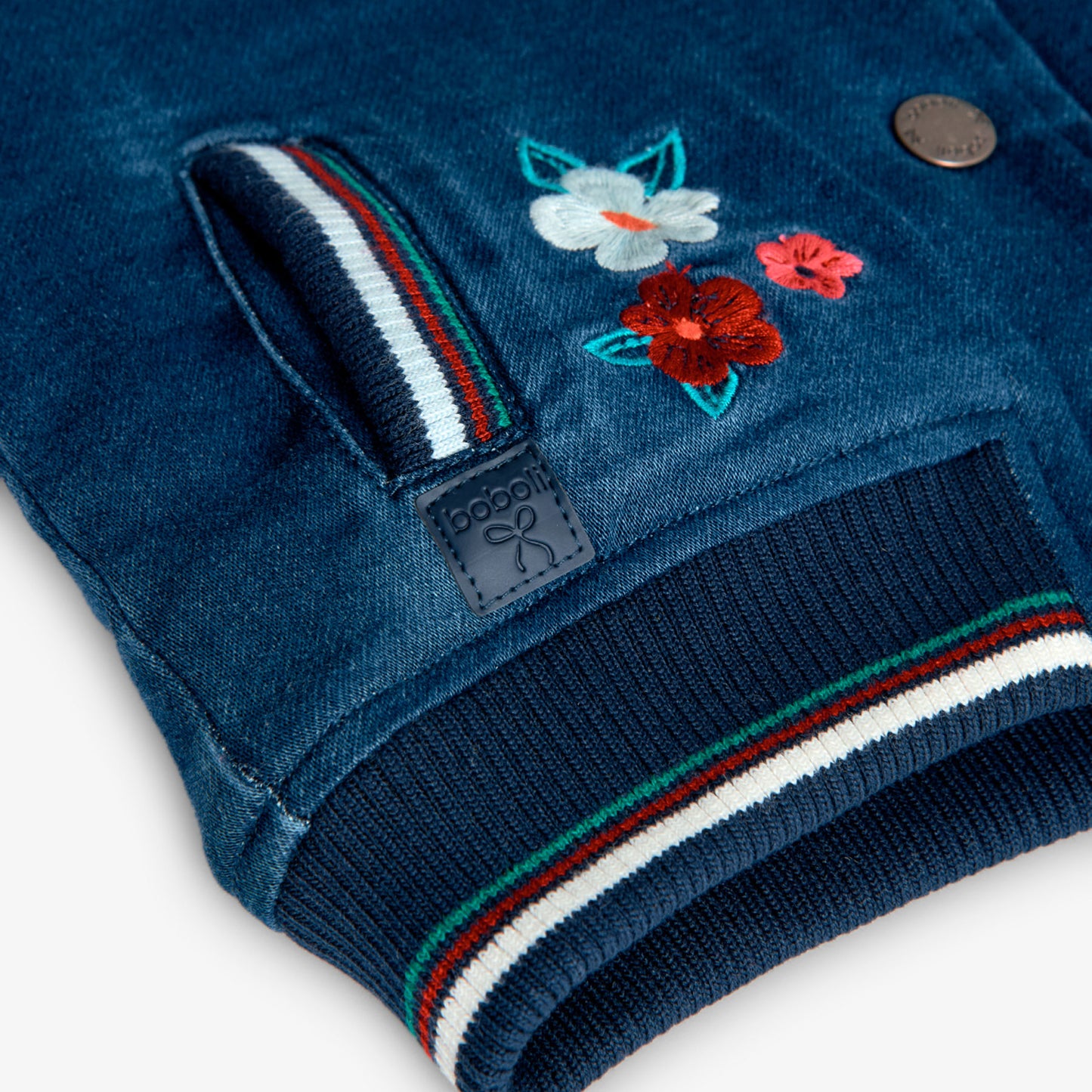 Giacca jeans con pelliccia ecologica interna