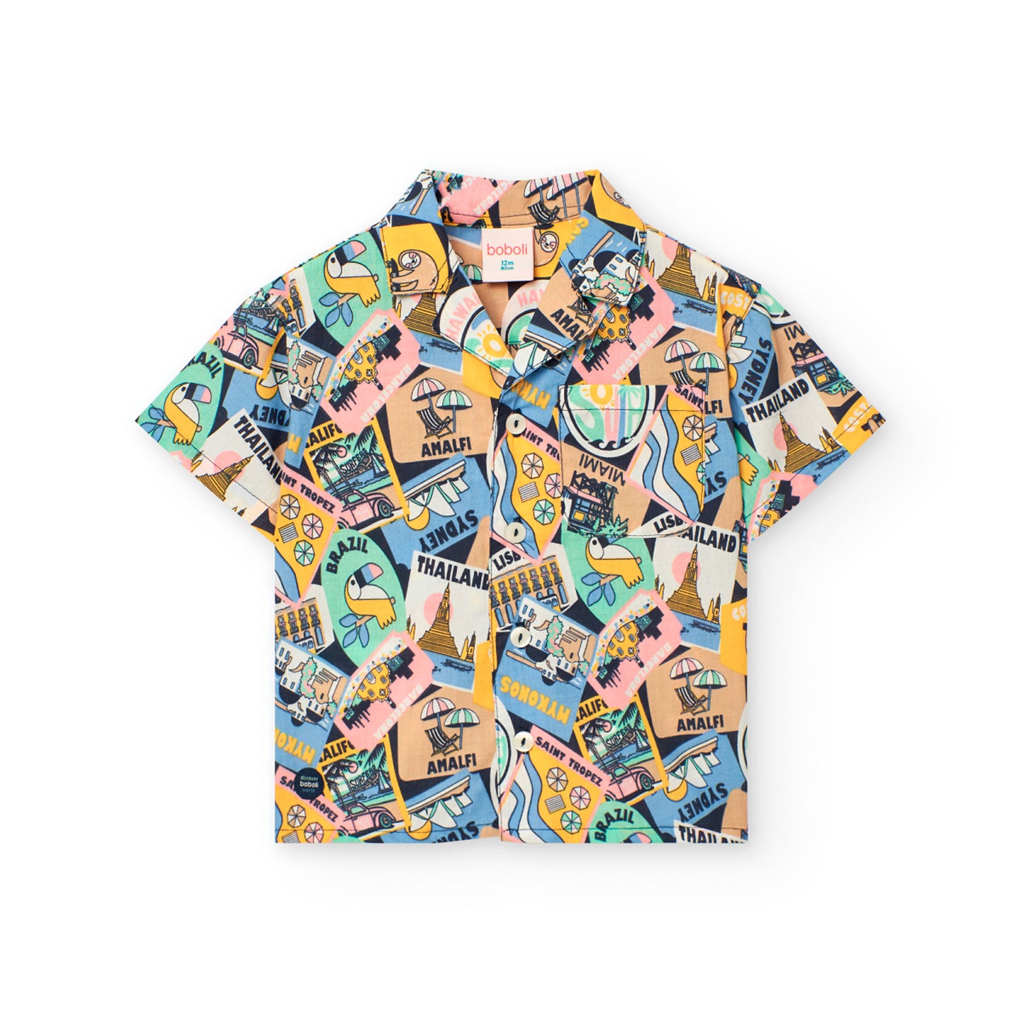 Camicia fanta turismo in popeline