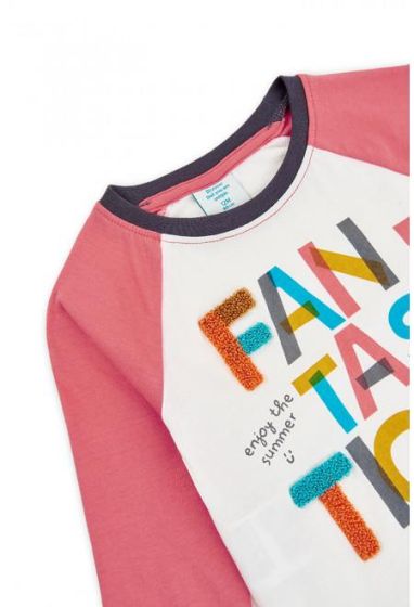 maglietta bambino cotone "fantastic" stile surf