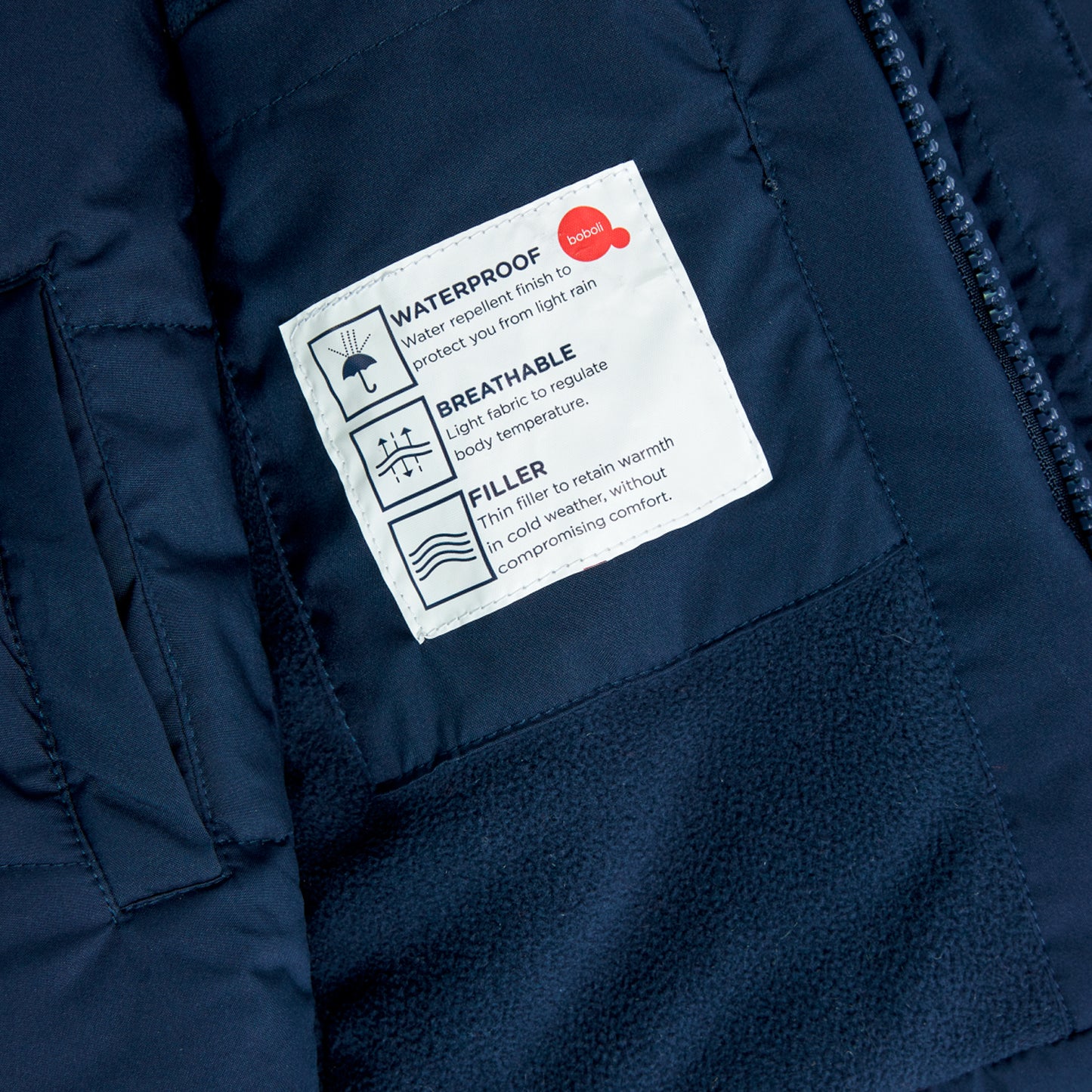 Parka tessuto tecnico per ragazzo