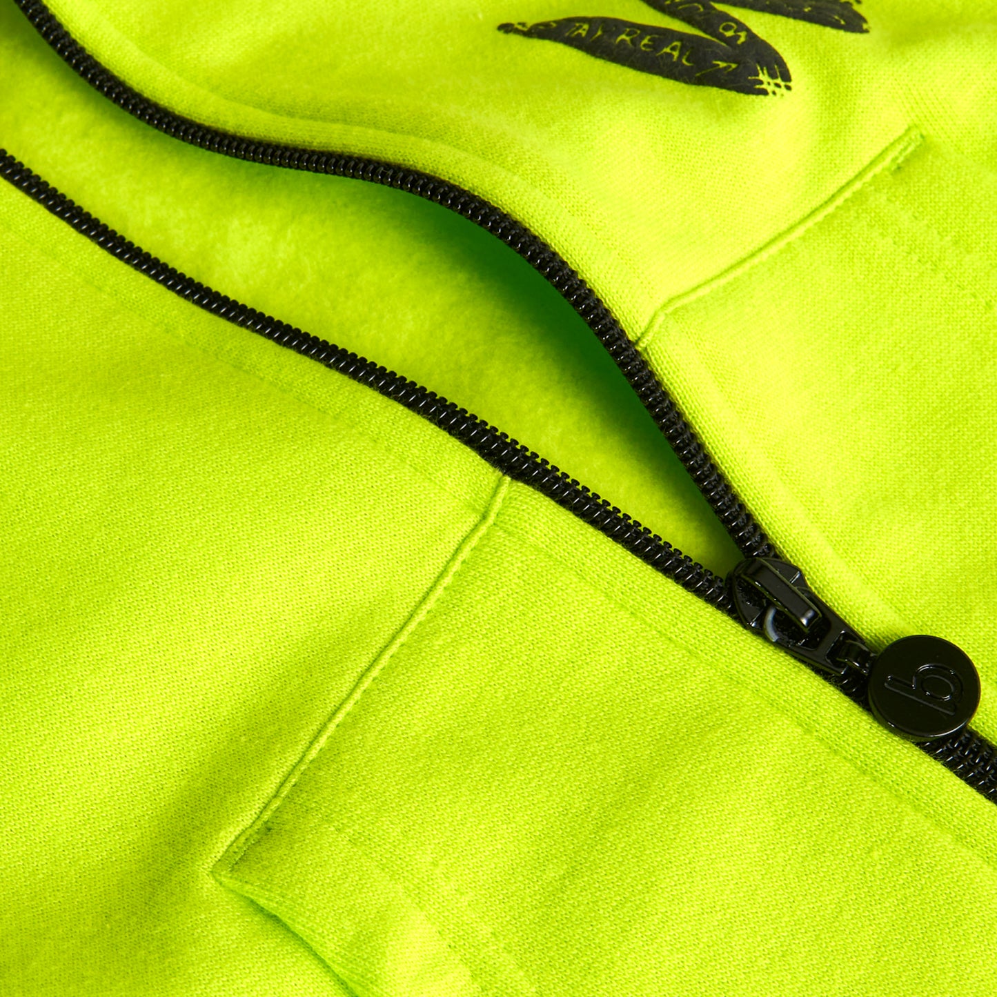 Giacca in felpa per bambino verde lime