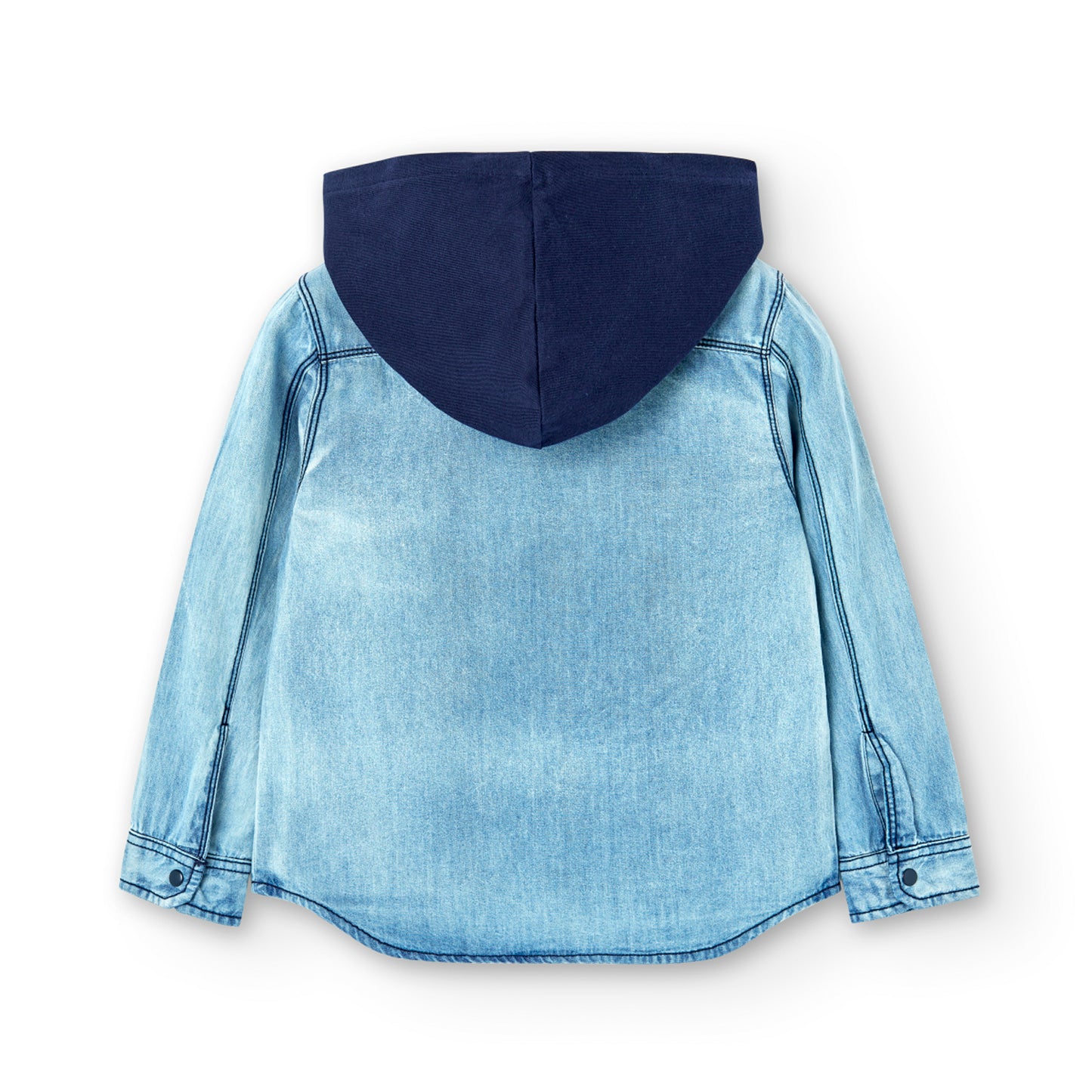 Camicia jeans manica lunga per ragazzo