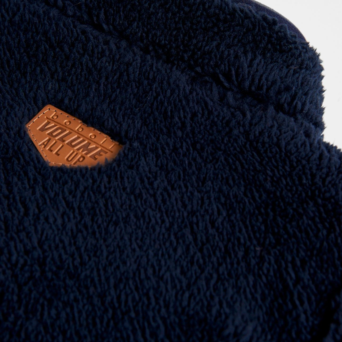 Giacca in pelo sintetico per ragazzo, blu scuro