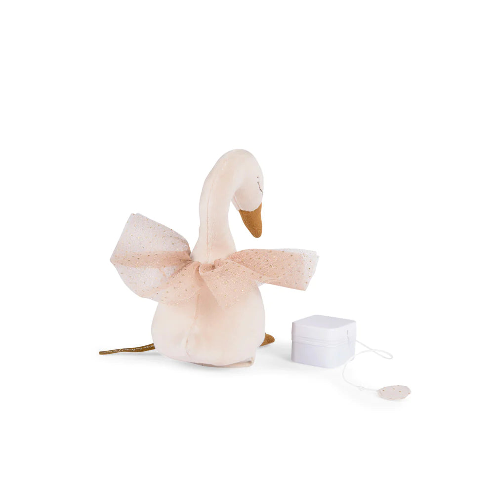 Peluche musicale cigno