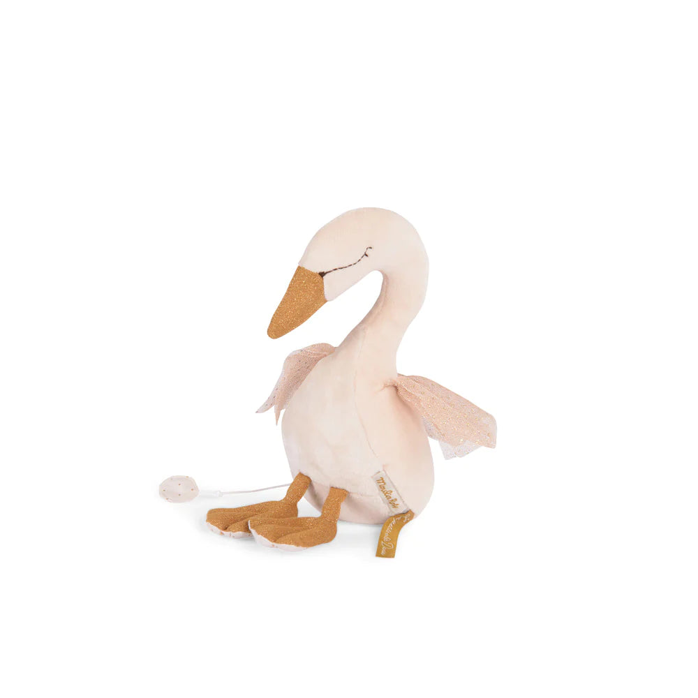 Peluche musicale cigno