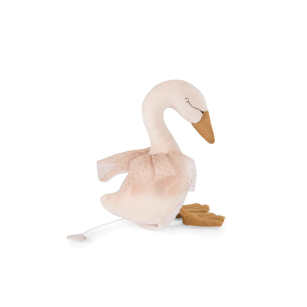 Peluche musicale cigno