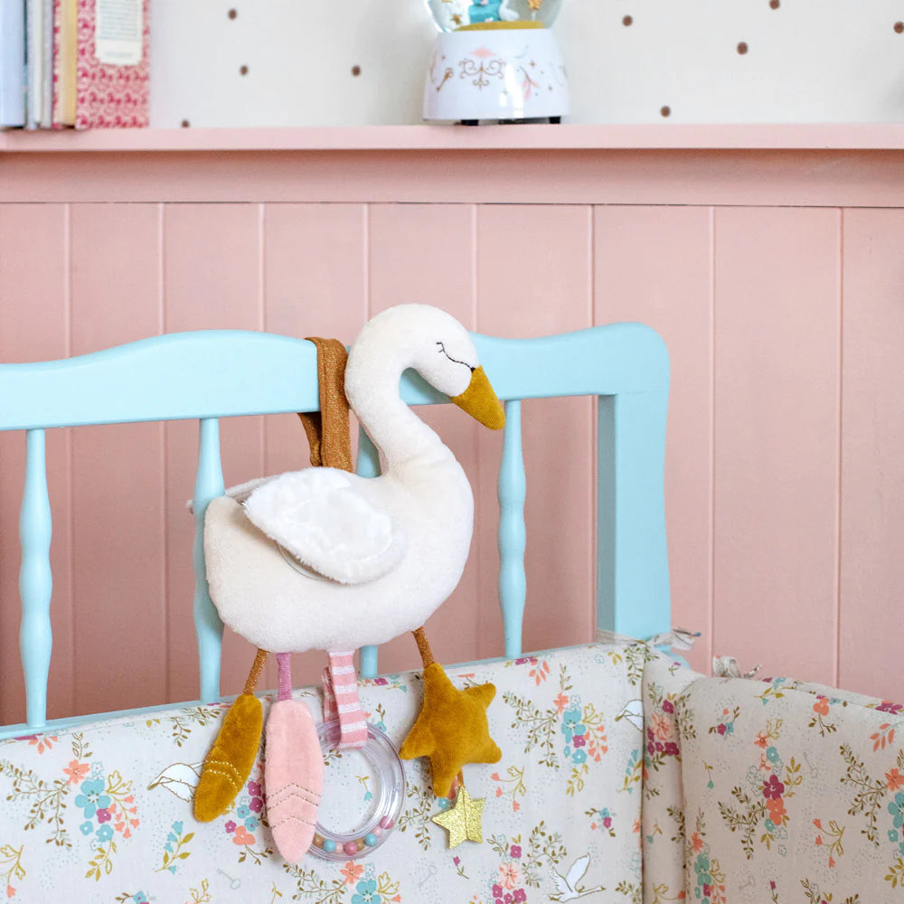 Peluche cigno attività da appendere