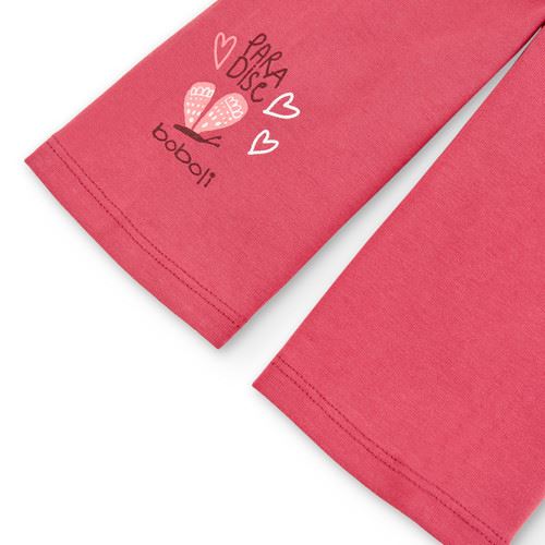 Leggings pirata elasticizzati da bambina, rosa scuro