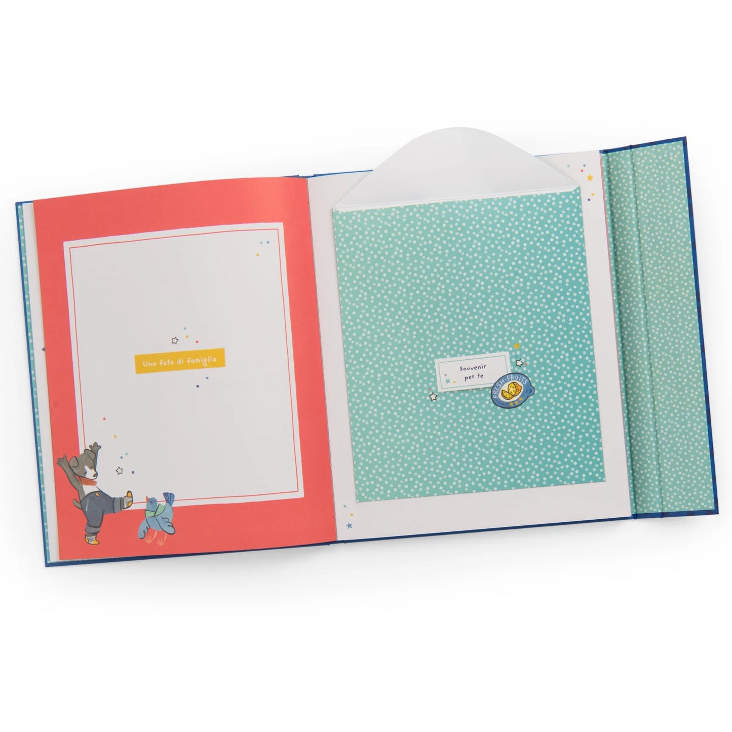 Libro nascita in Italiano Puce e Pilou (80 pagine)