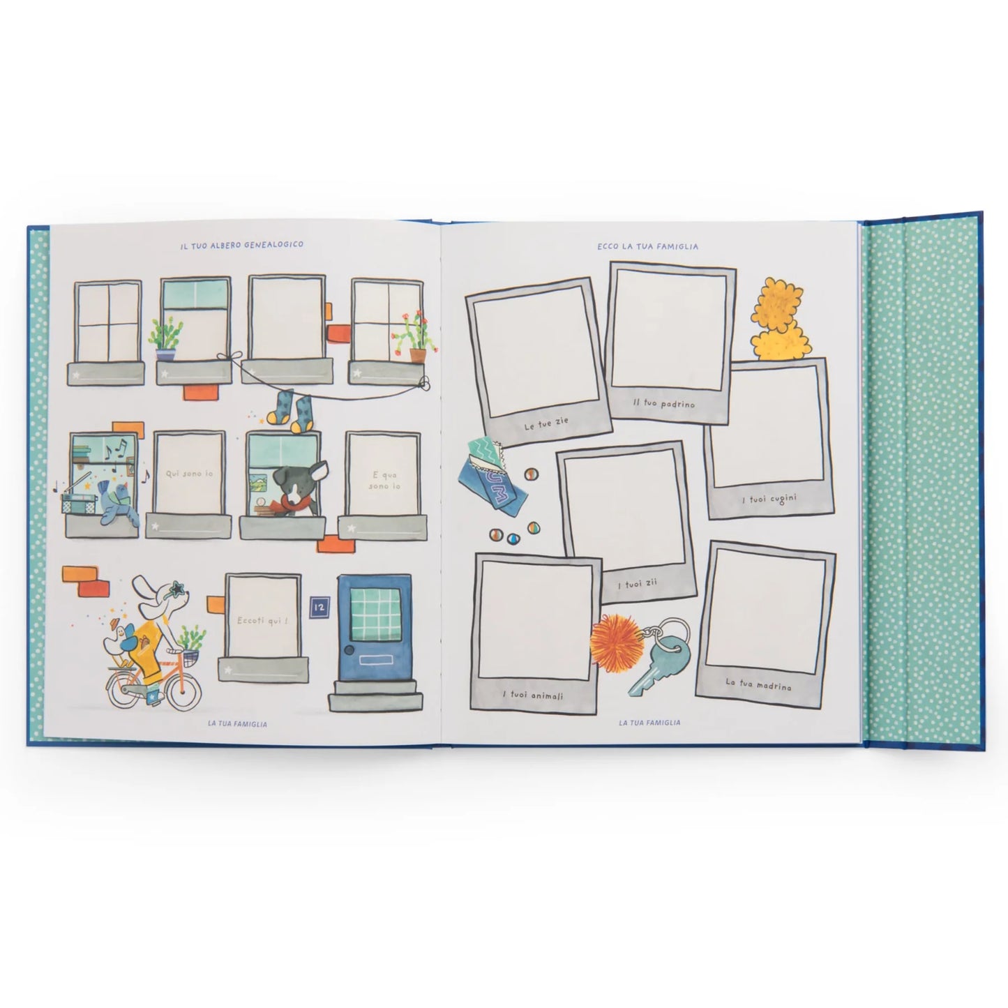 Libro nascita in Italiano Puce e Pilou (80 pagine)