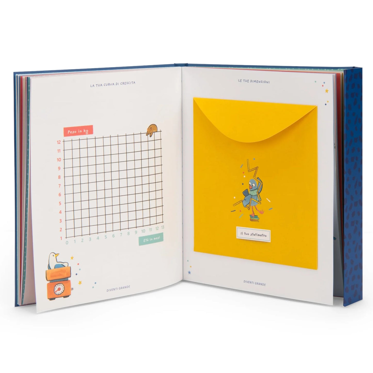 Libro nascita in Italiano Puce e Pilou (80 pagine)