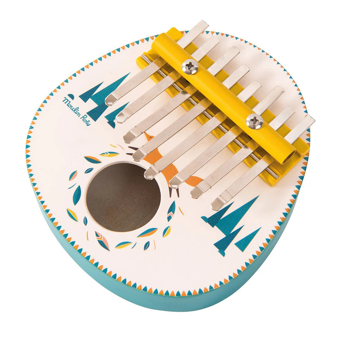 Kalimba in legno e metallo