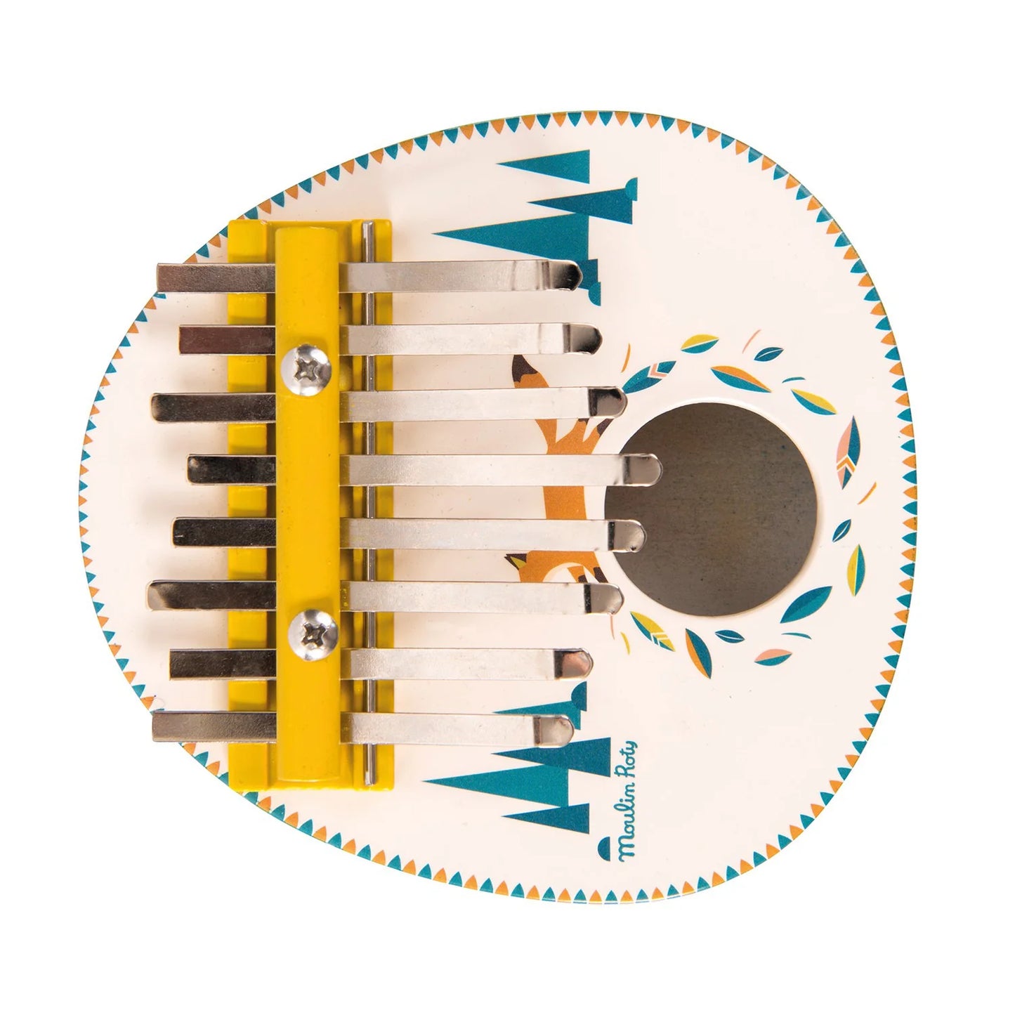 Kalimba in legno e metallo
