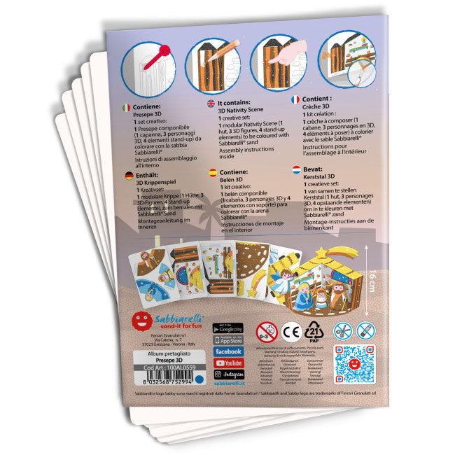 Album - Presepe con capanna 3D