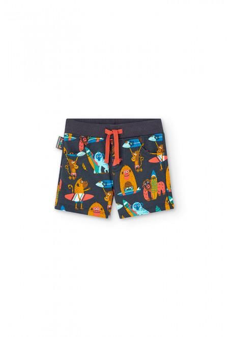 Pantaloncini bambino scimmiette surfiste