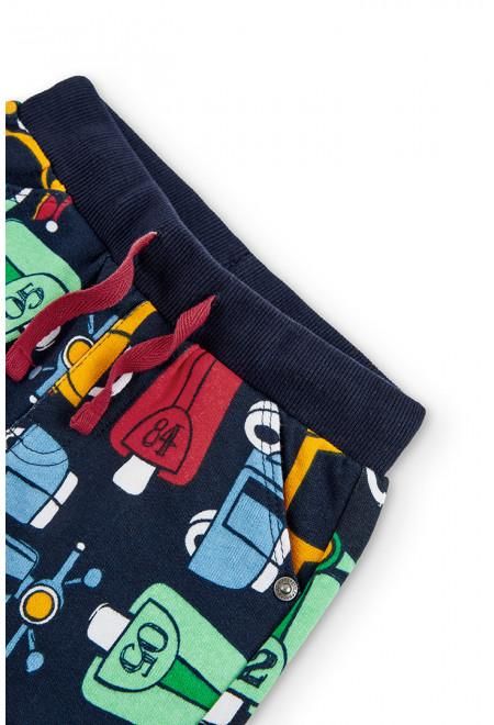 Boboli pantaloncini in cotone per bimbo fantasia "Vespa"