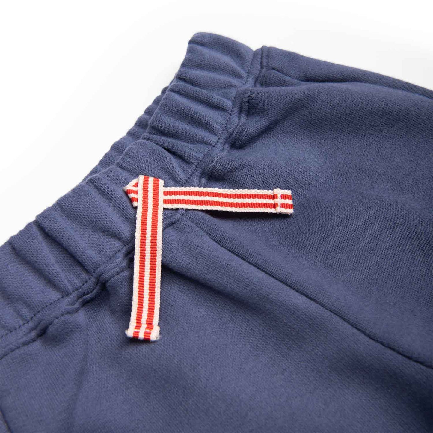 Pantaloni neonato Moulin Roty in felpa leggera blu, Hugo