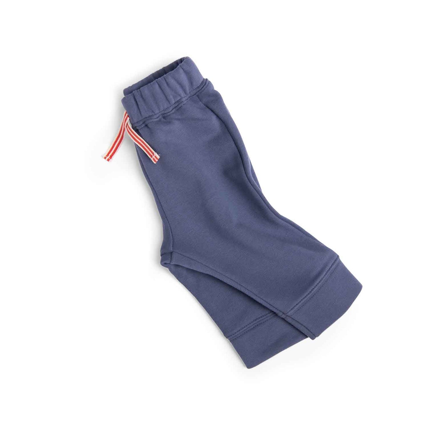 Pantaloni neonato Moulin Roty in felpa leggera blu, Hugo