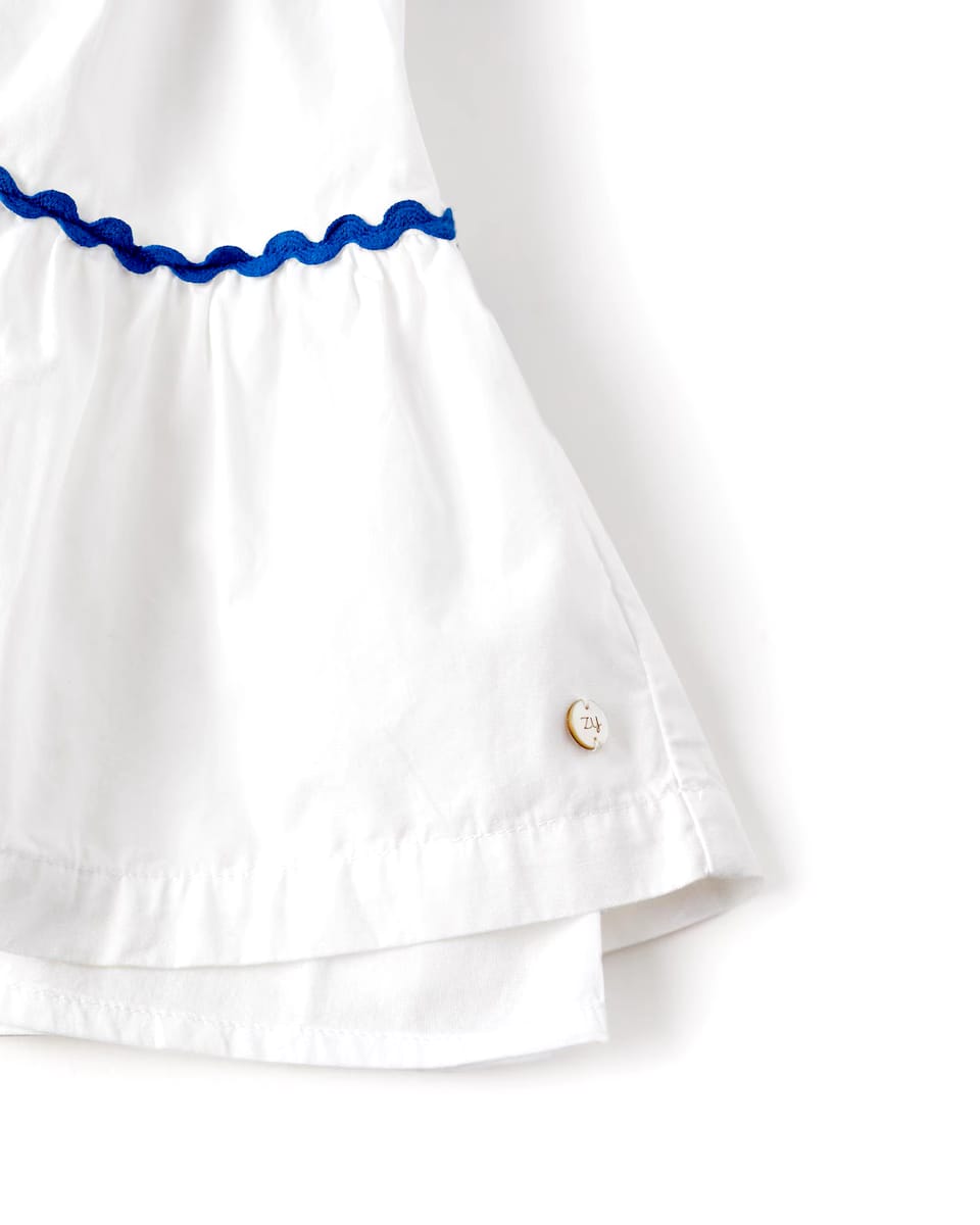 Vestito bianco cotone 100% con spalline