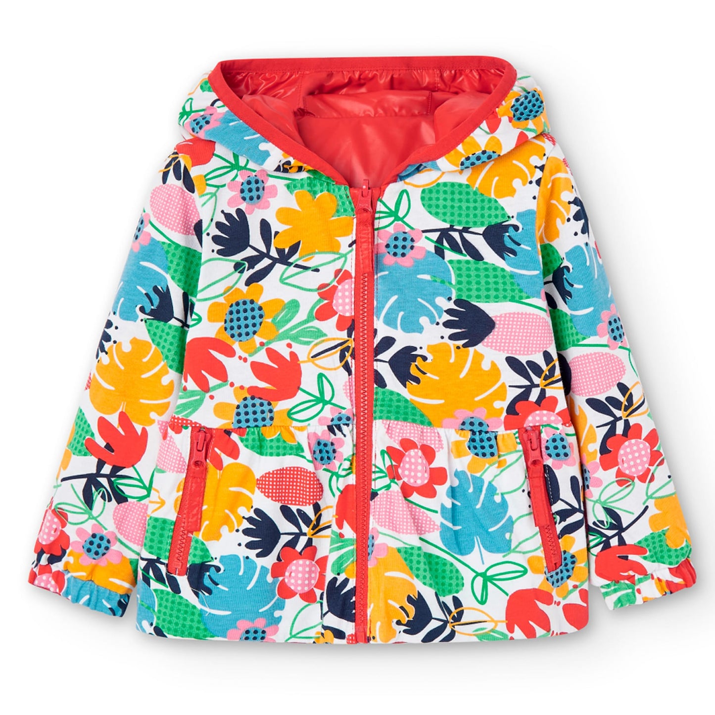 Parka reversibile tessuto tecnico bimba