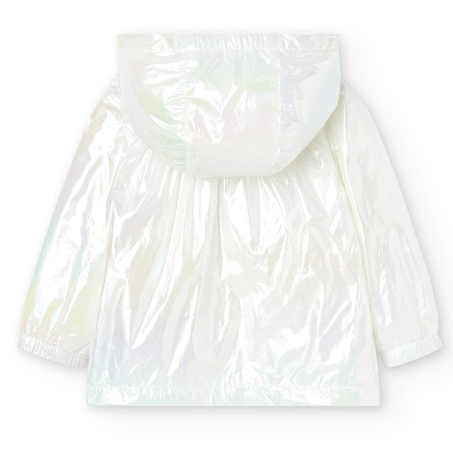 Parka da bambina in tessuto tecnico