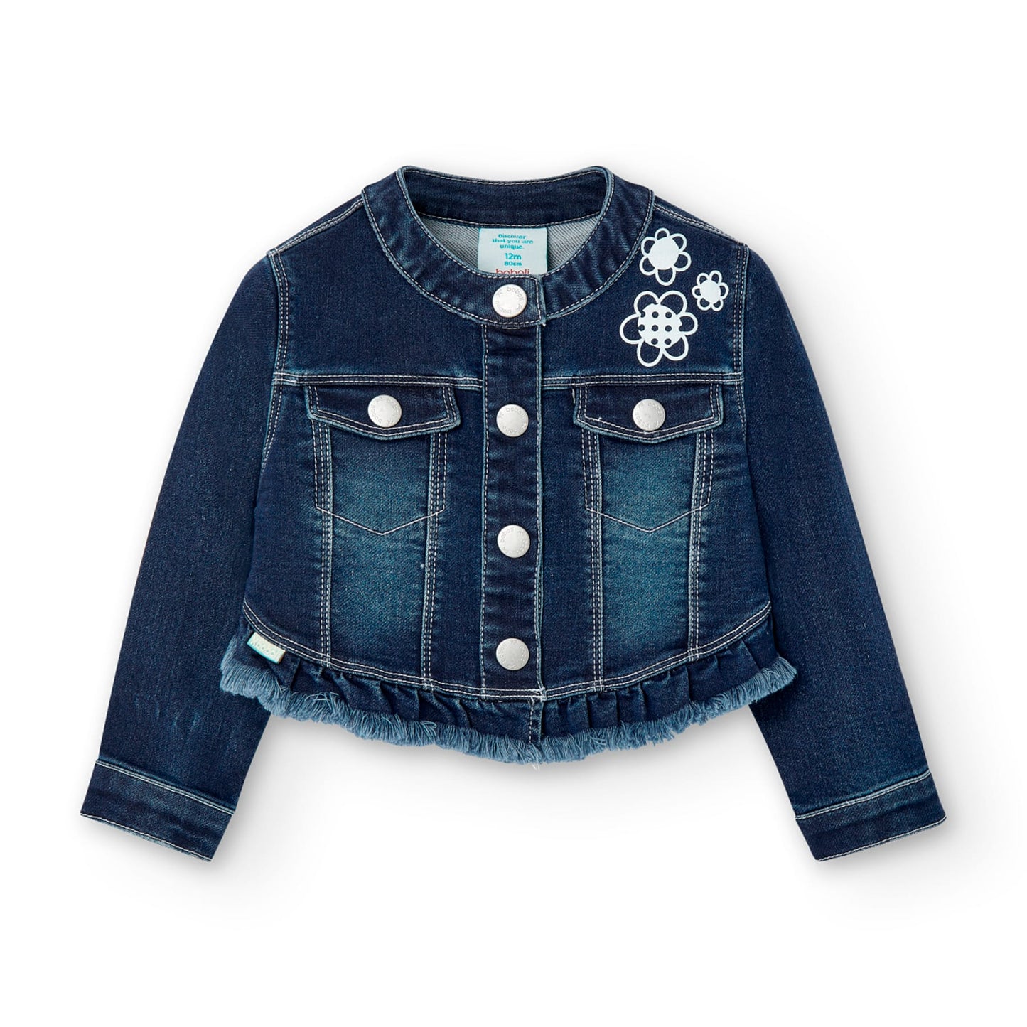 Giacca jeans denim bambina