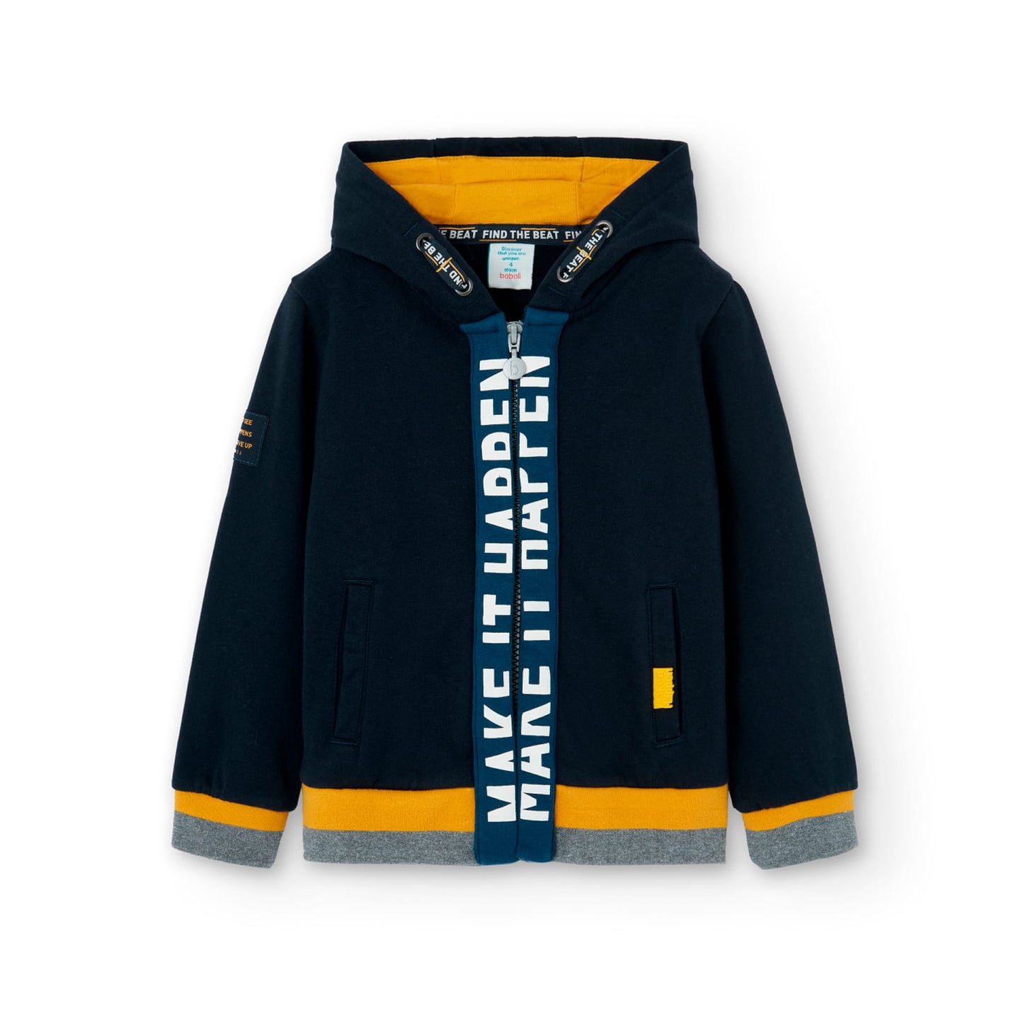 Completo sportivo giacca e pantaloni "make it happens"