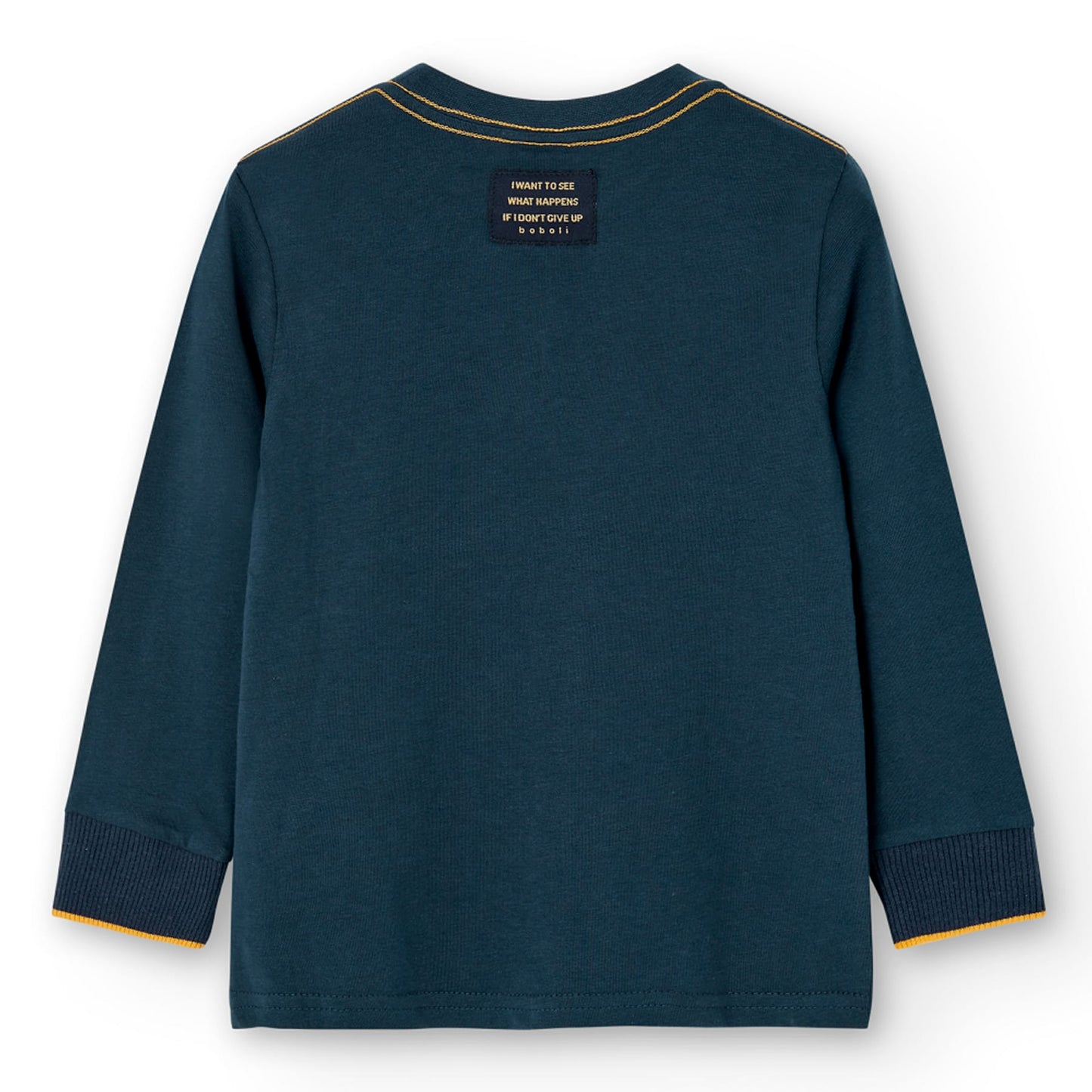 Maglietta in jersey da bambino "cool dude", blu
