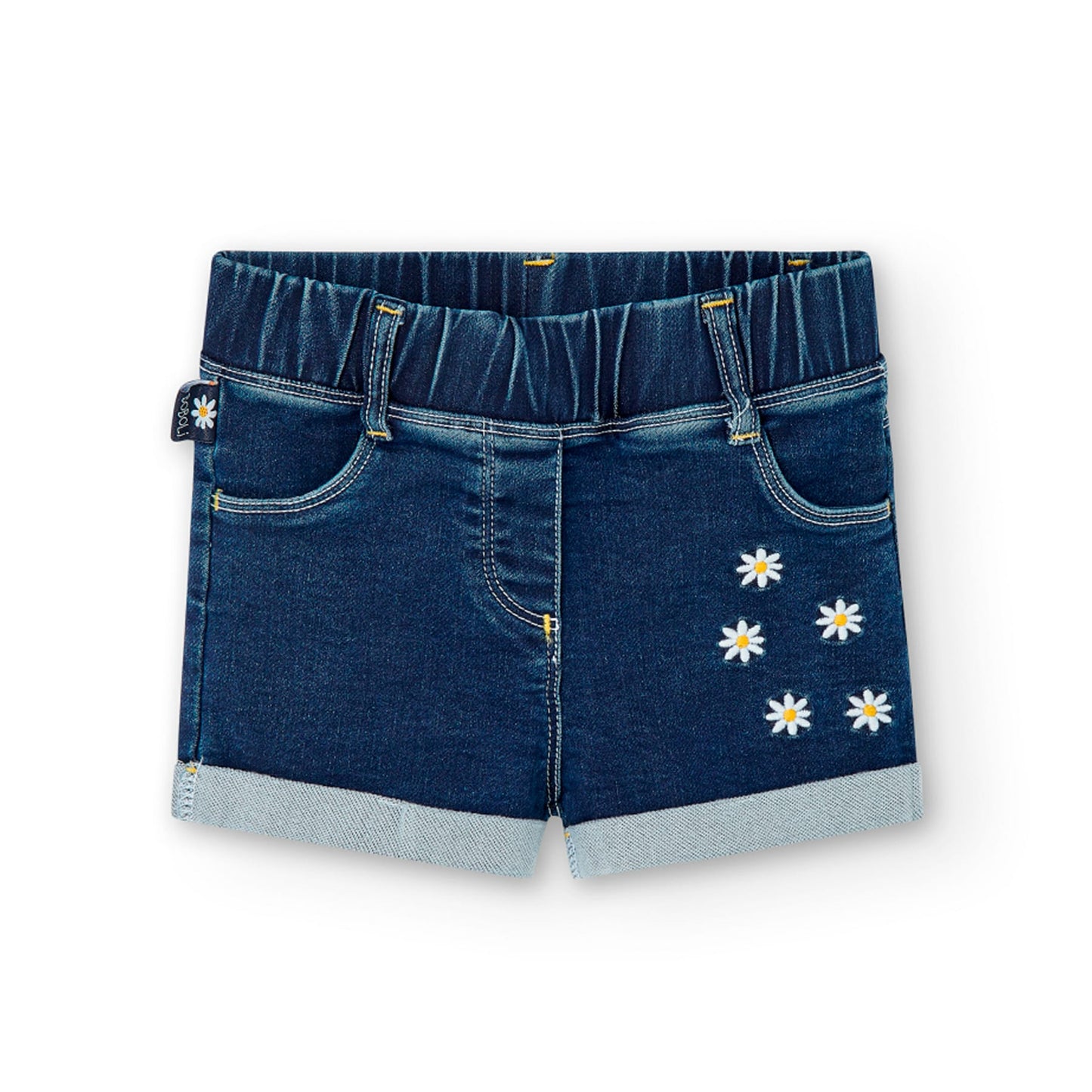 Pantaloncini corti bambina in denim