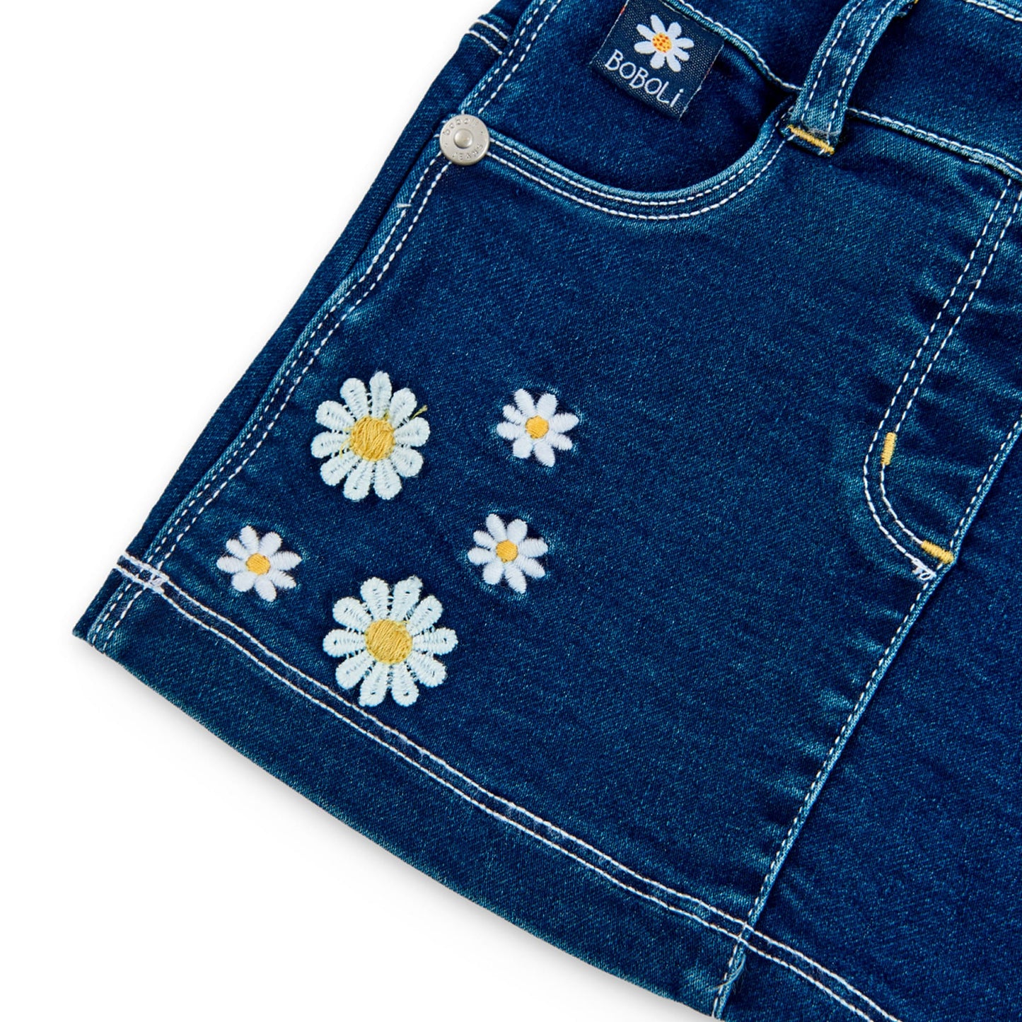 Gonna salopette denim bambina