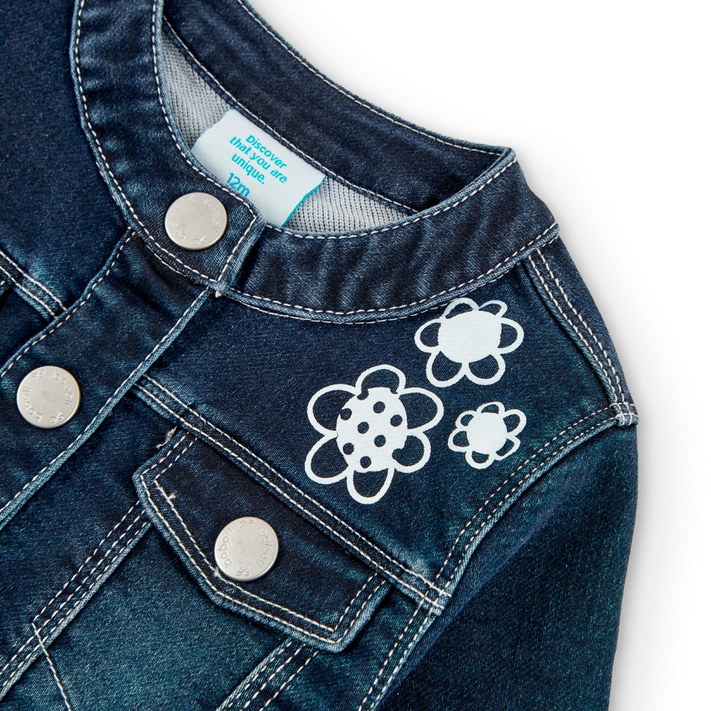 Giacca jeans denim bambina