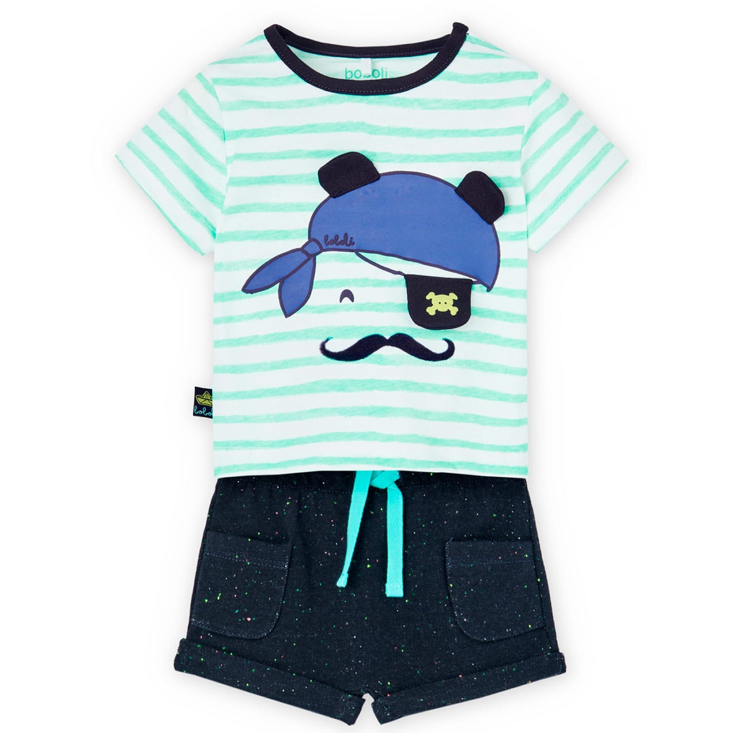 Completino in cotone pirata
